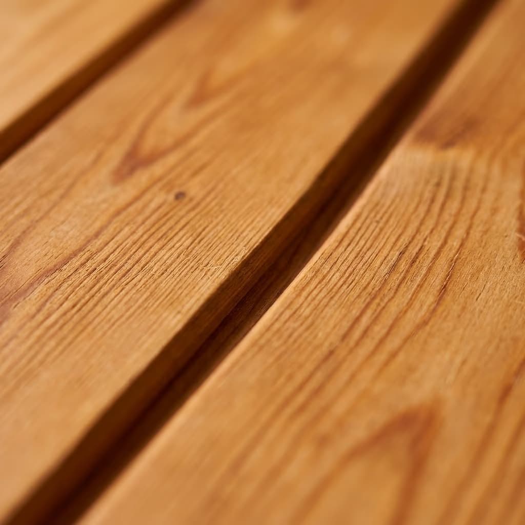 Zbliżenie na profil deski drewnianej